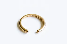 14K Gold Simple Band Non Pierced Ear Cuff Earring