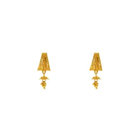 22K Yellow Gold Earrings (6.2gm)