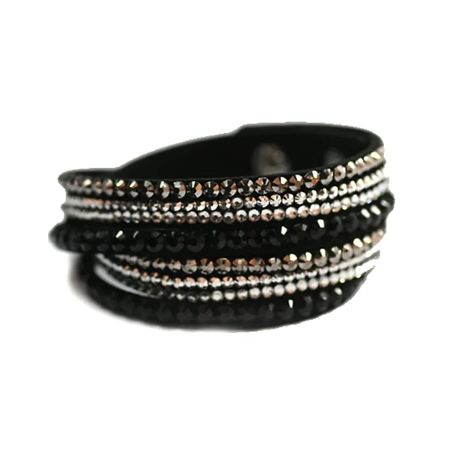 5 Leatherette Wrap-Around Color Bracelets of your Choice!