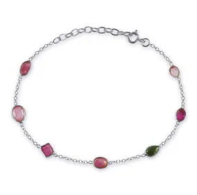 7 Stone Tourmaline Bracelet