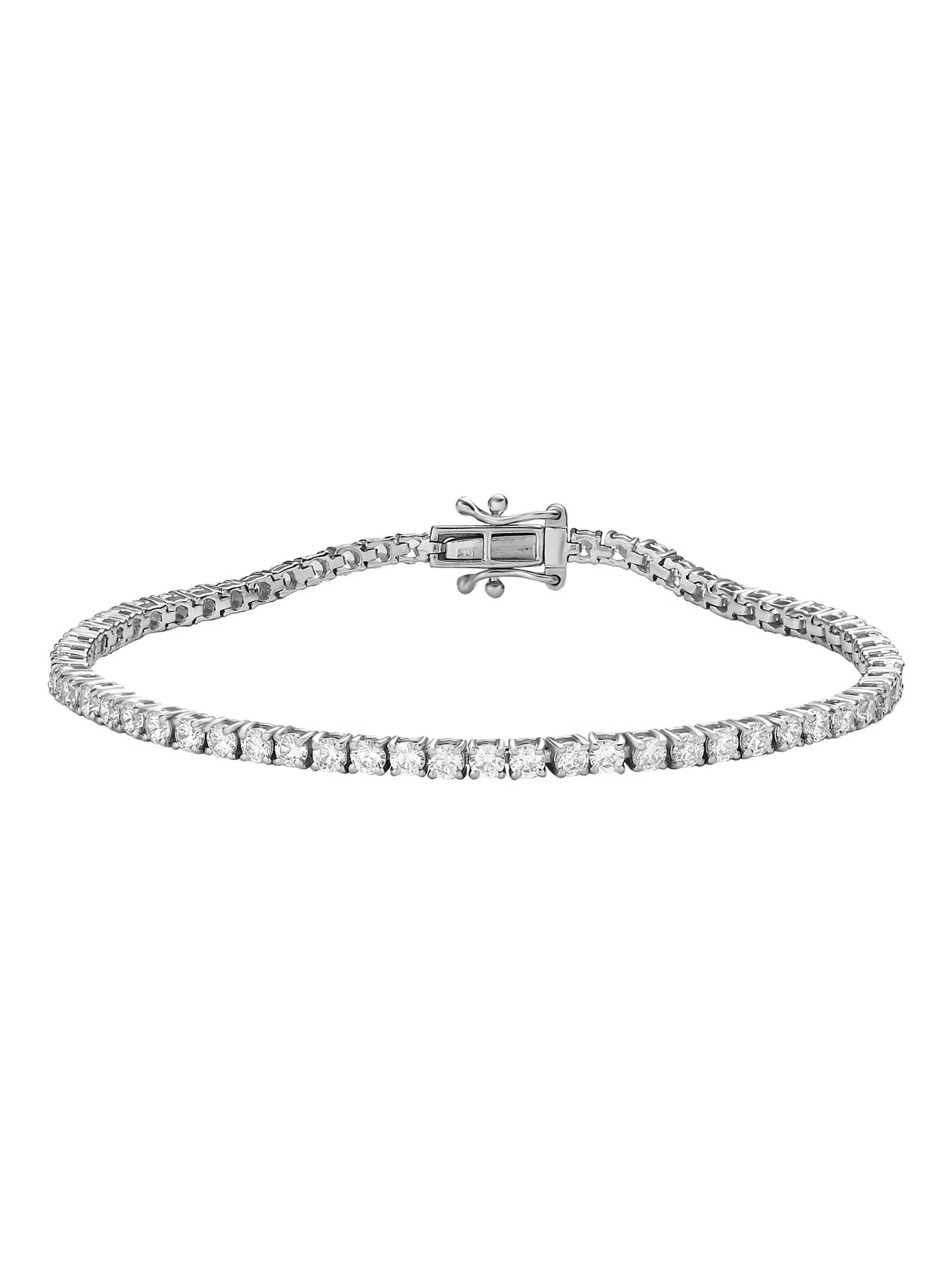 Aaa Grade American Diamond Timeless Tennis Bracelet Made With Pure 925 Silver