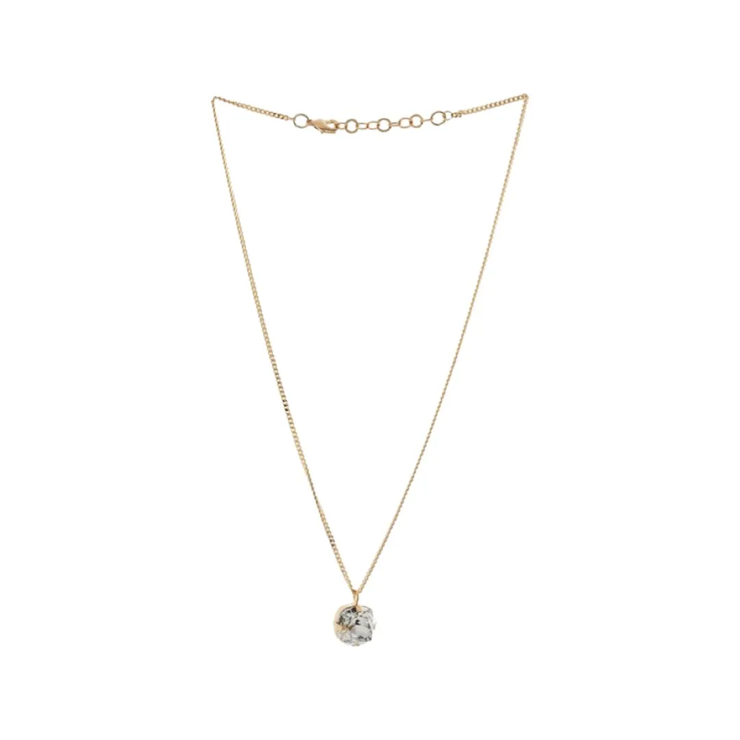 ANTURA ACCESSORI NEW CLASSIC RHINESTONE CHAIN NECKLACE