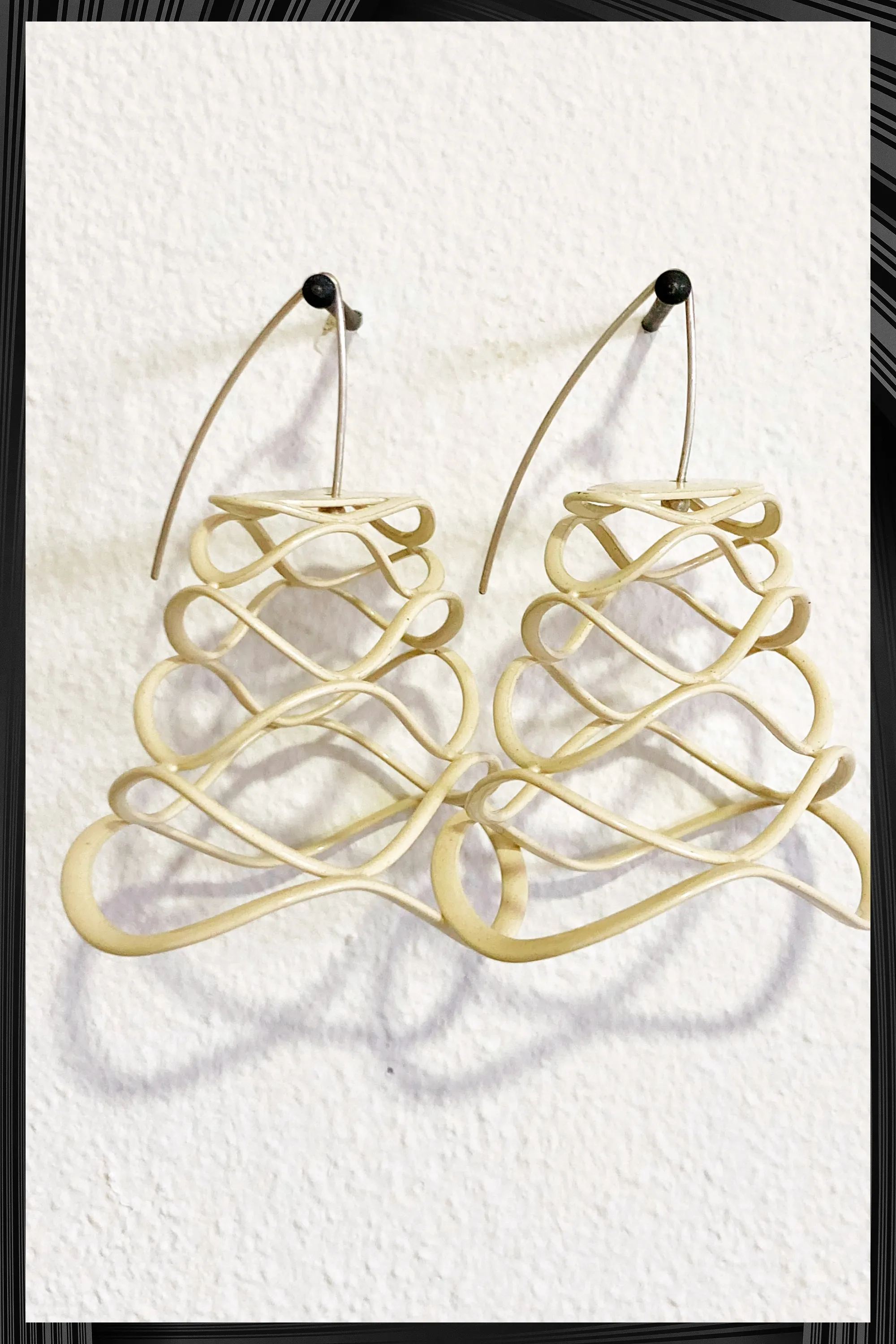 Beige Bell Earrings | Quick Shipping