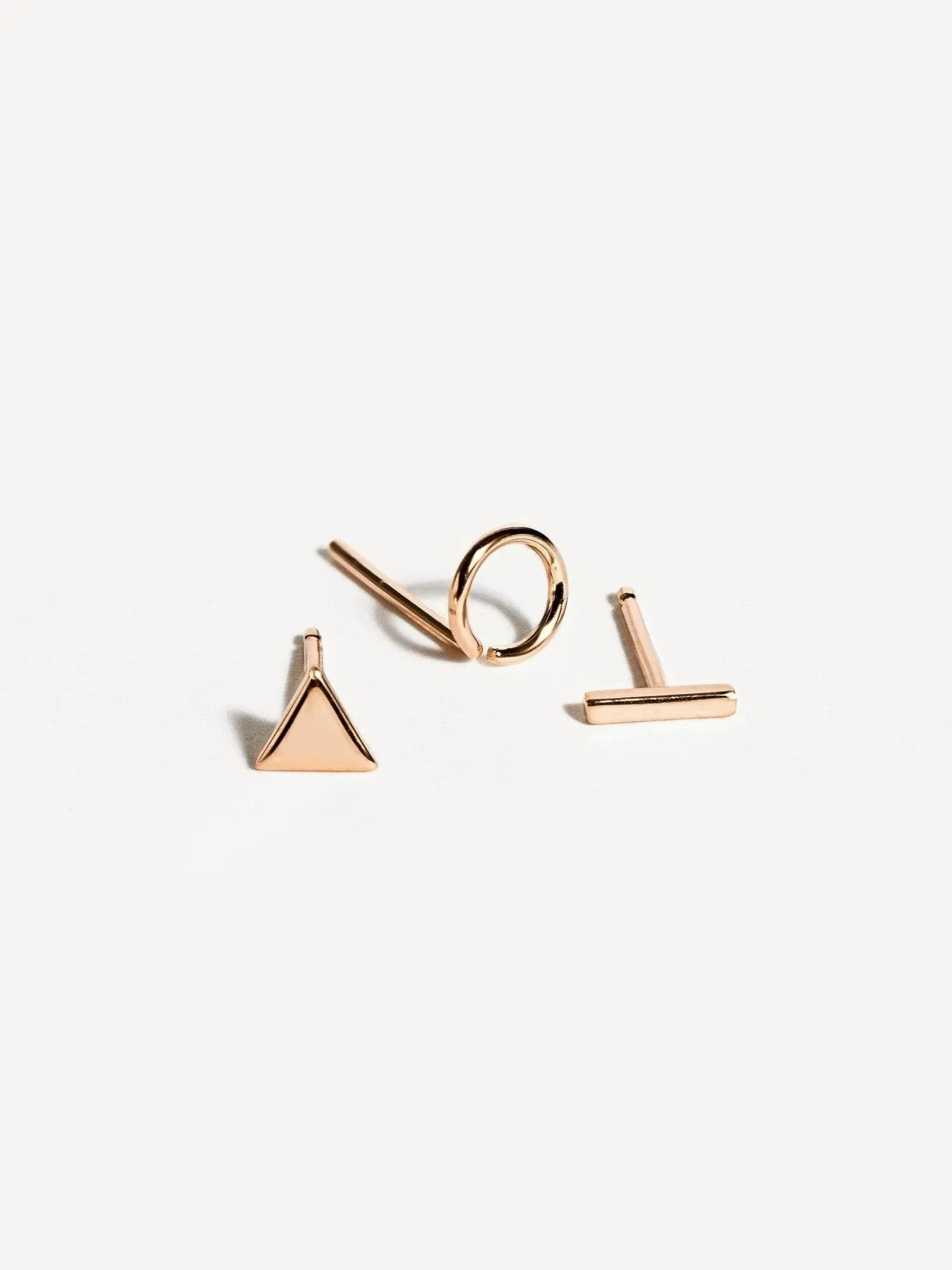 Bianca Geometric Stud Earrings Set