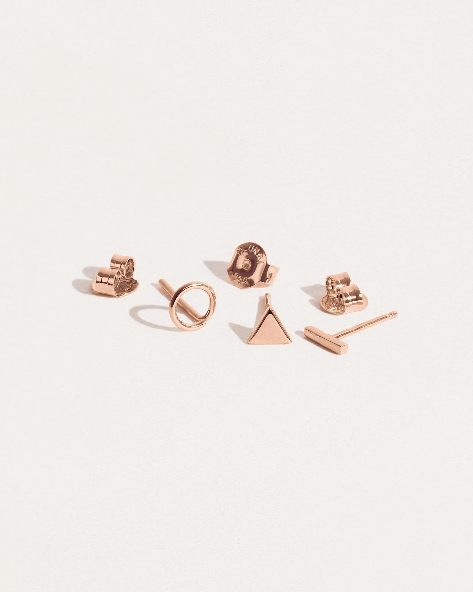 Bianca Geometric Stud Earrings Set