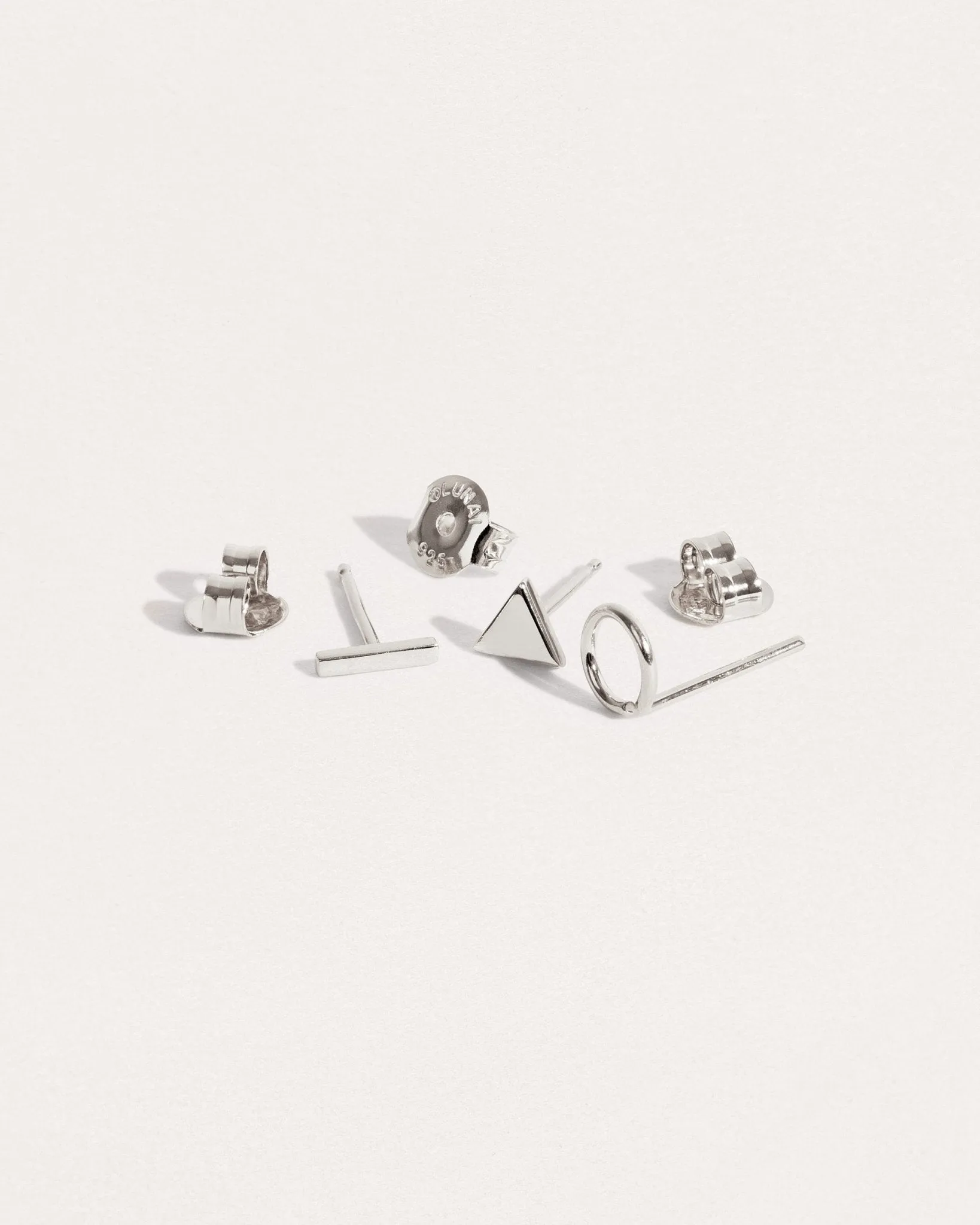 Bianca Geometric Stud Earrings Set