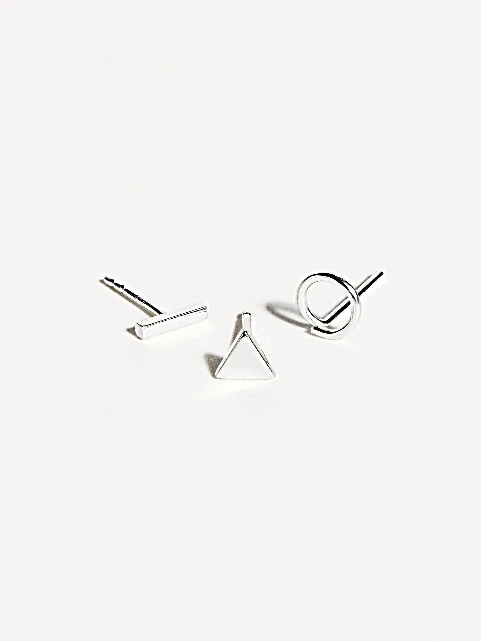 Bianca Geometric Stud Earrings Set