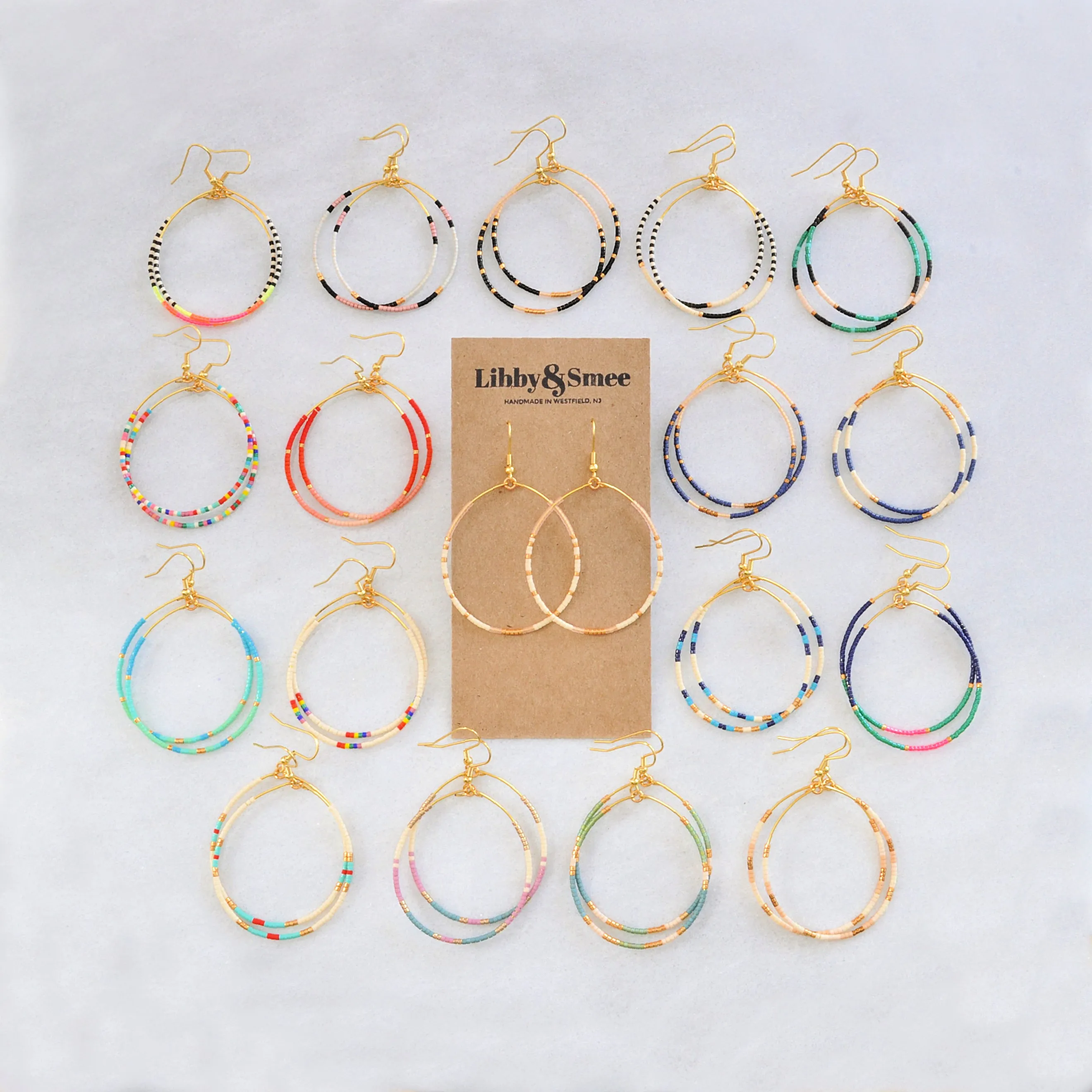 Big Beaded Hoops - ROAM