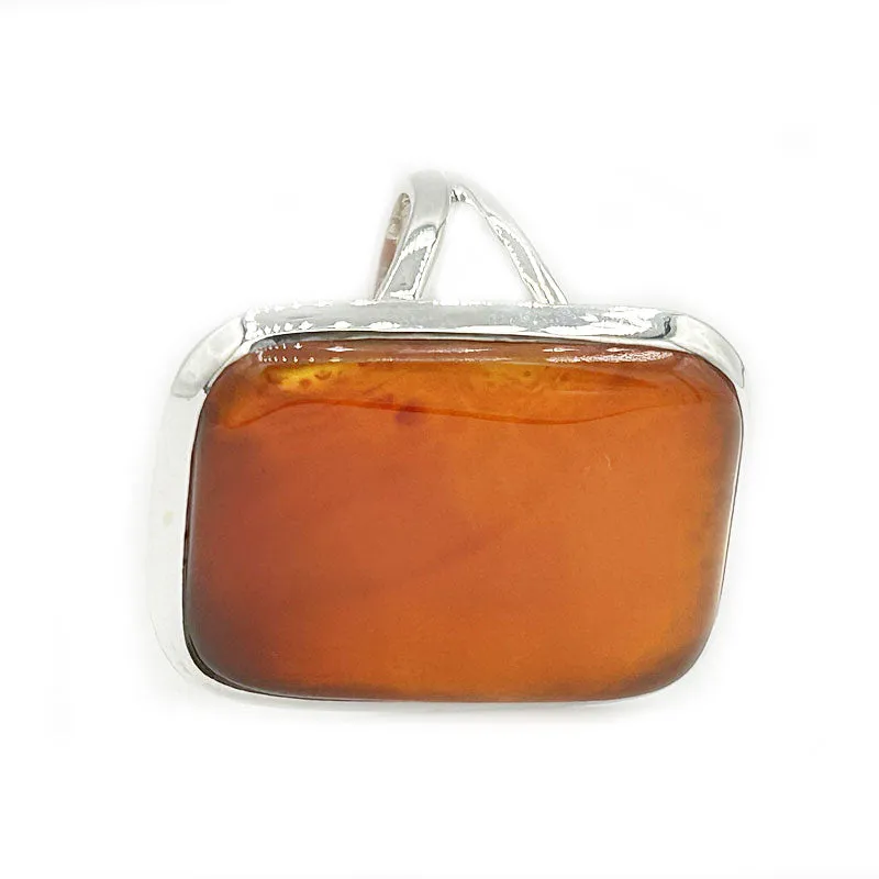 Bry Orange Carnelian Rectangle Ring