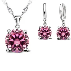 Bubble Pop Electric Pink Gem Dainty Set