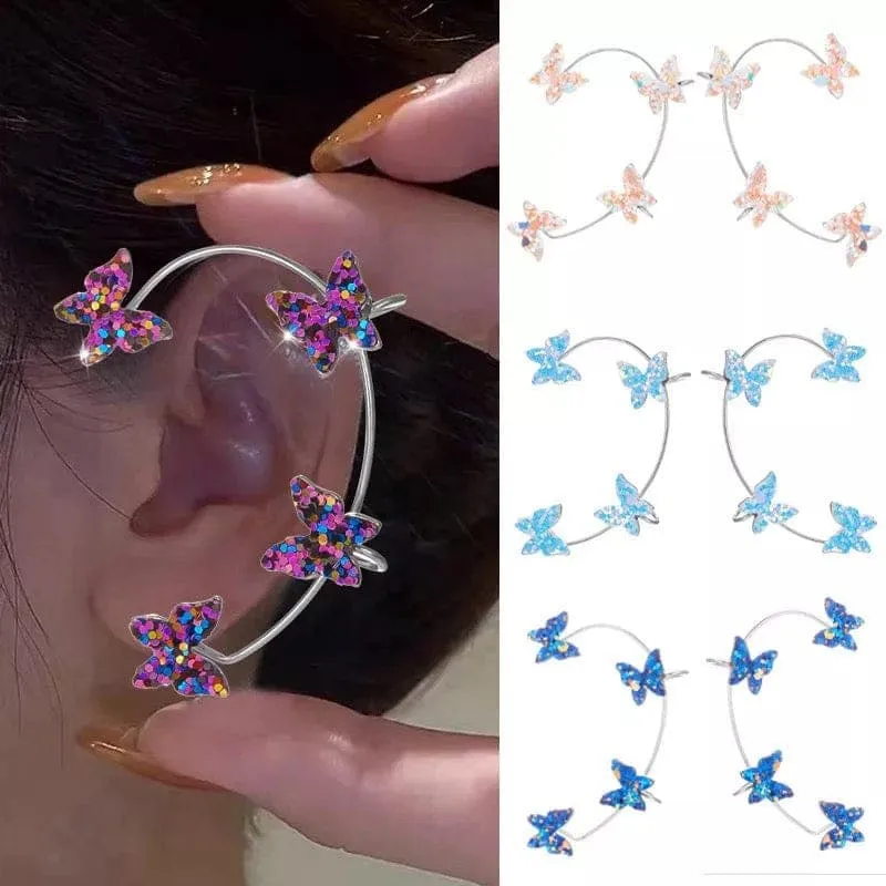 Butterfly Ear cuff Earrings