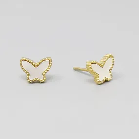 Butterfly Stainless Steel Stud Earrings