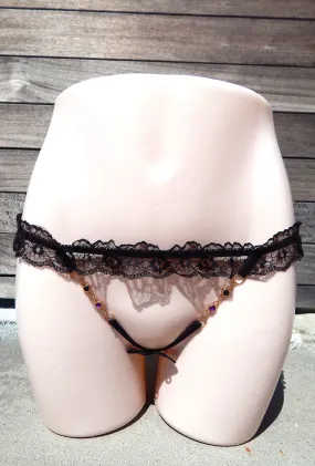 CHRISTY - GEM CHAIN LINGERIE PANTY