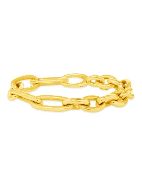 Chunky Oval Chain Bracelet 14K