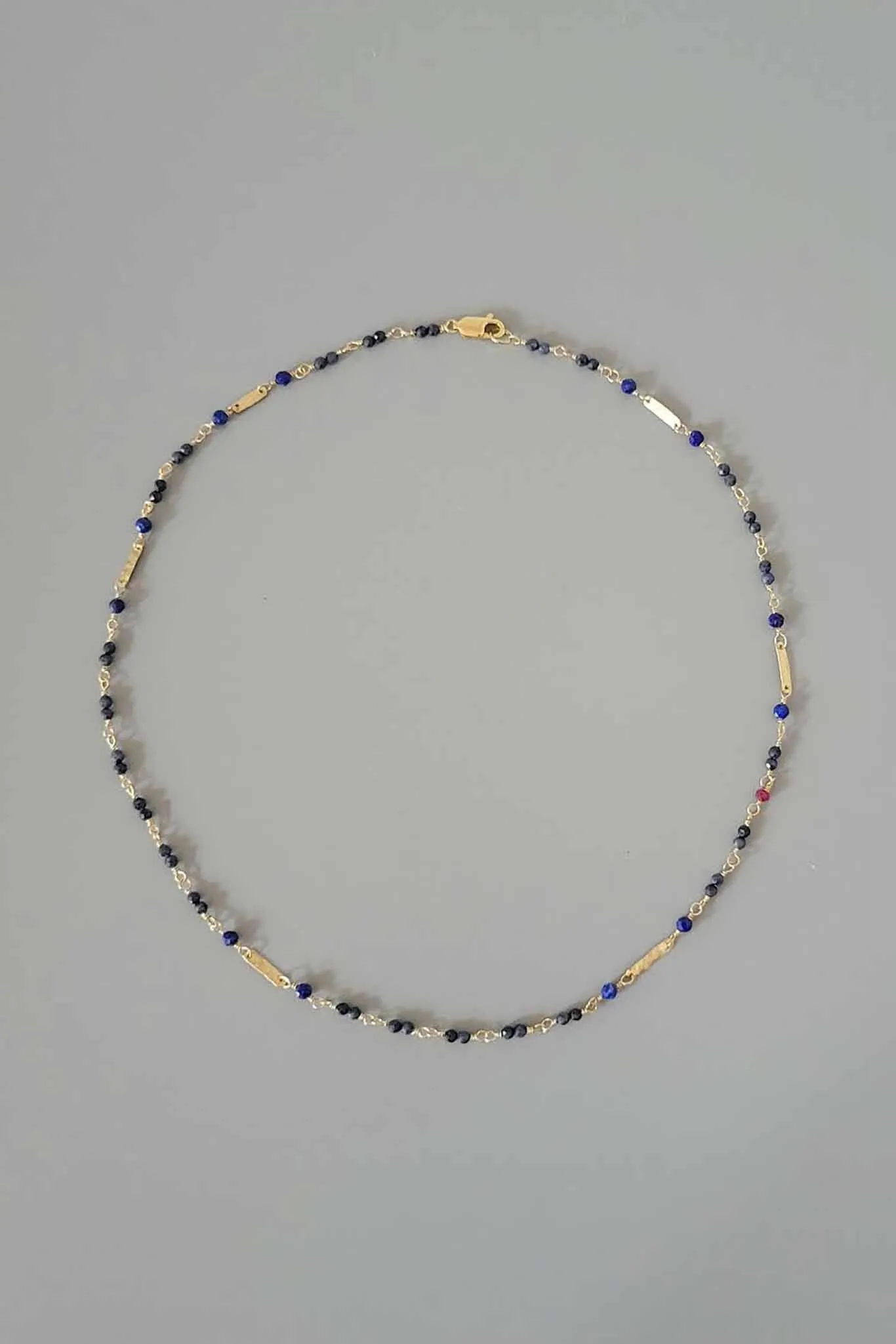 Cobamae Baguette Choker - Lapis