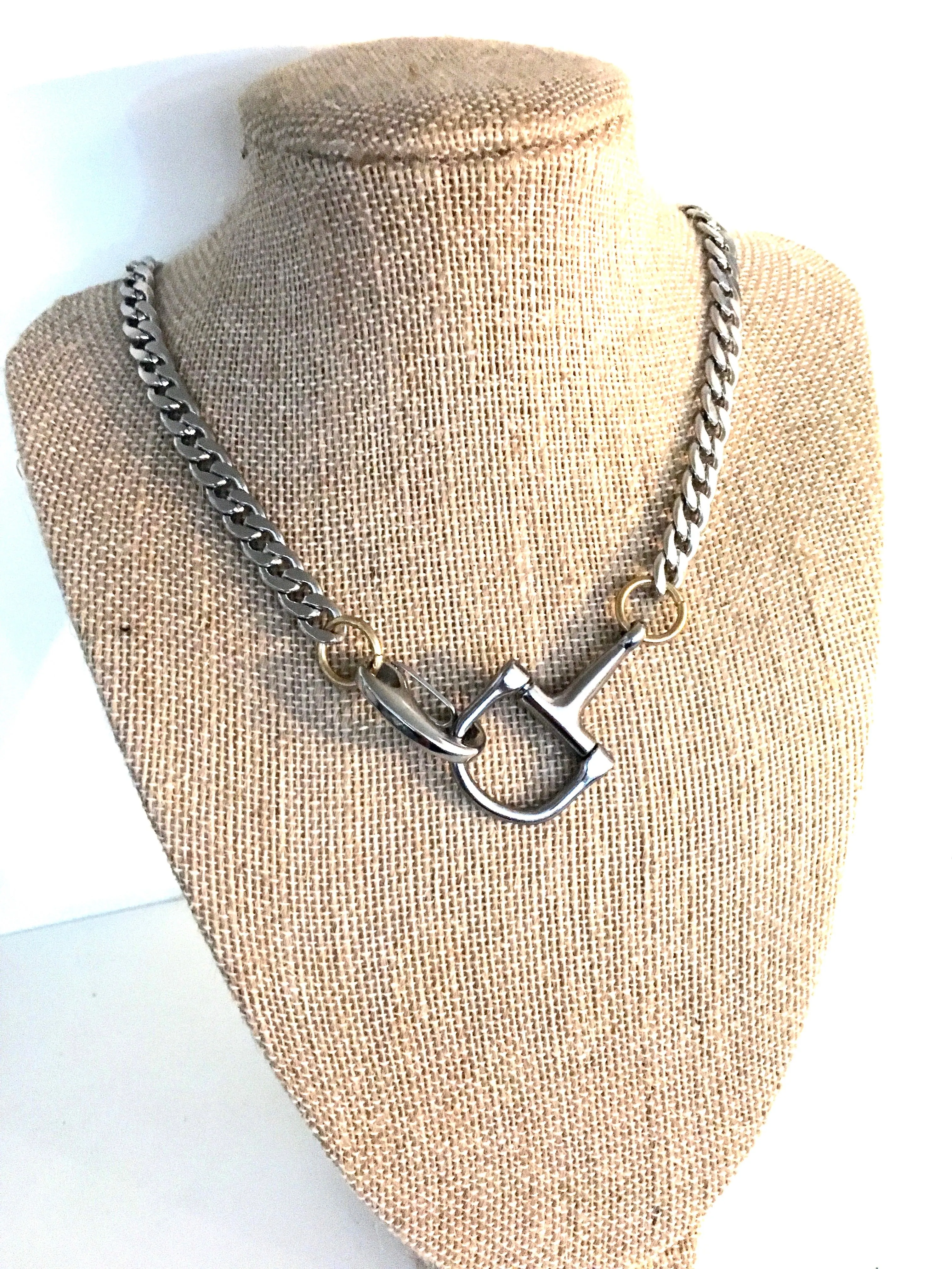 CORNWALL NECKLACE | Breeders Cup Limited | Equestrian Jewelry | D-Bit Pendant - AtelierCG