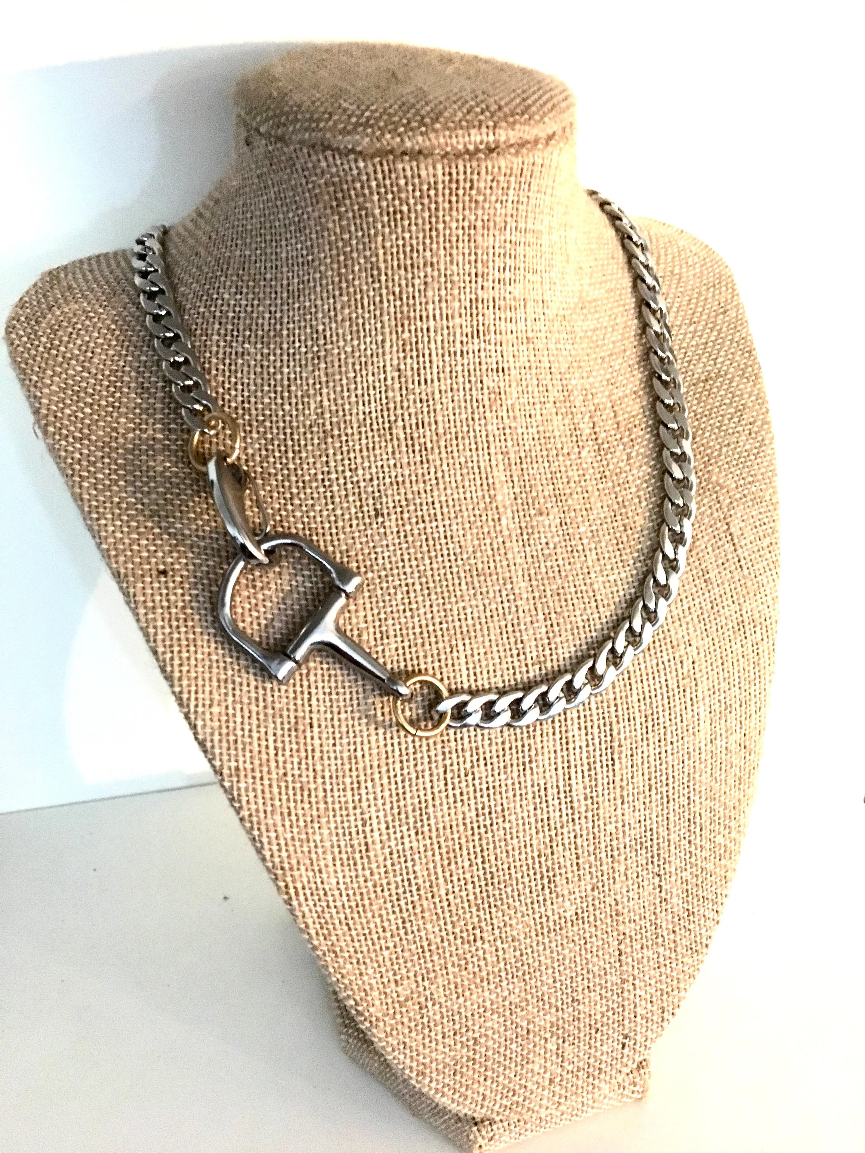 CORNWALL NECKLACE | Breeders Cup Limited | Equestrian Jewelry | D-Bit Pendant - AtelierCG