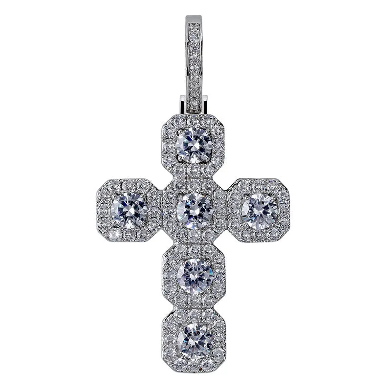 CZ Cross Pendant