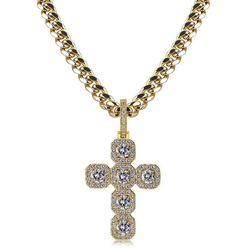 CZ Cross Pendant