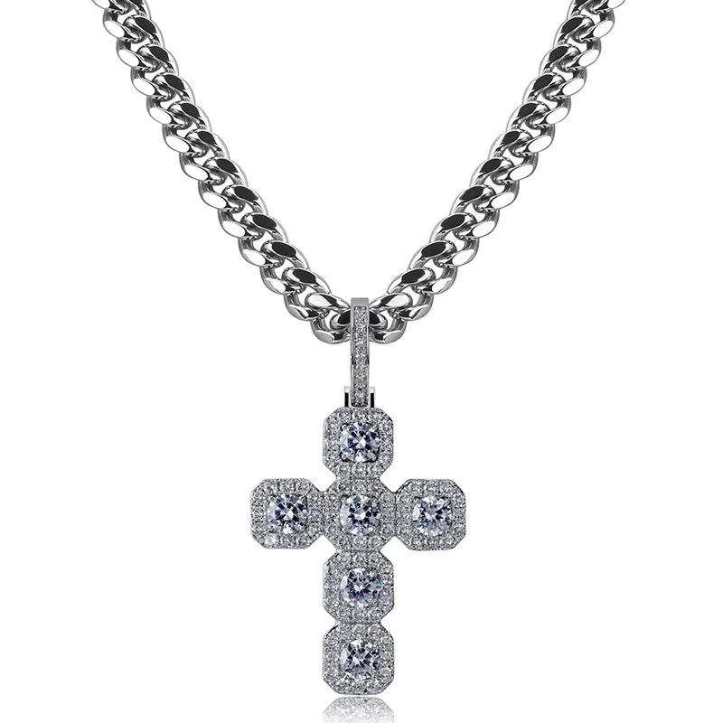 CZ Cross Pendant