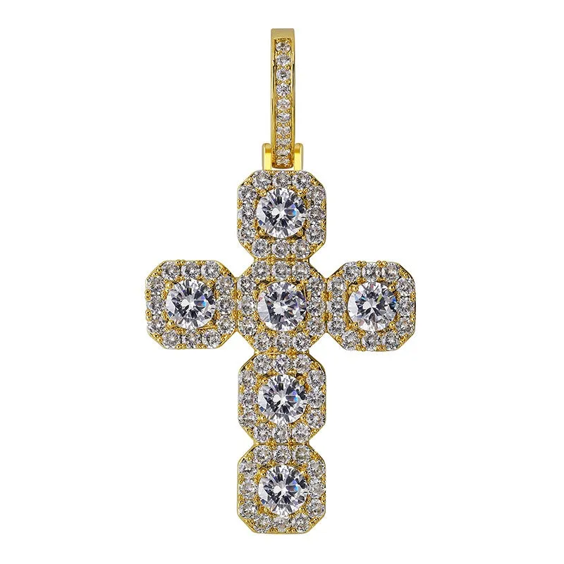 CZ Cross Pendant