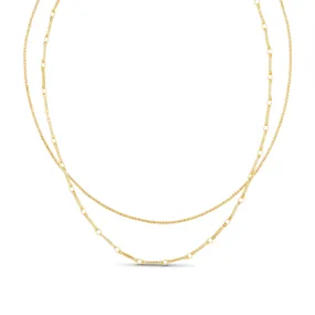 Dainty Chain 2-Row Necklace