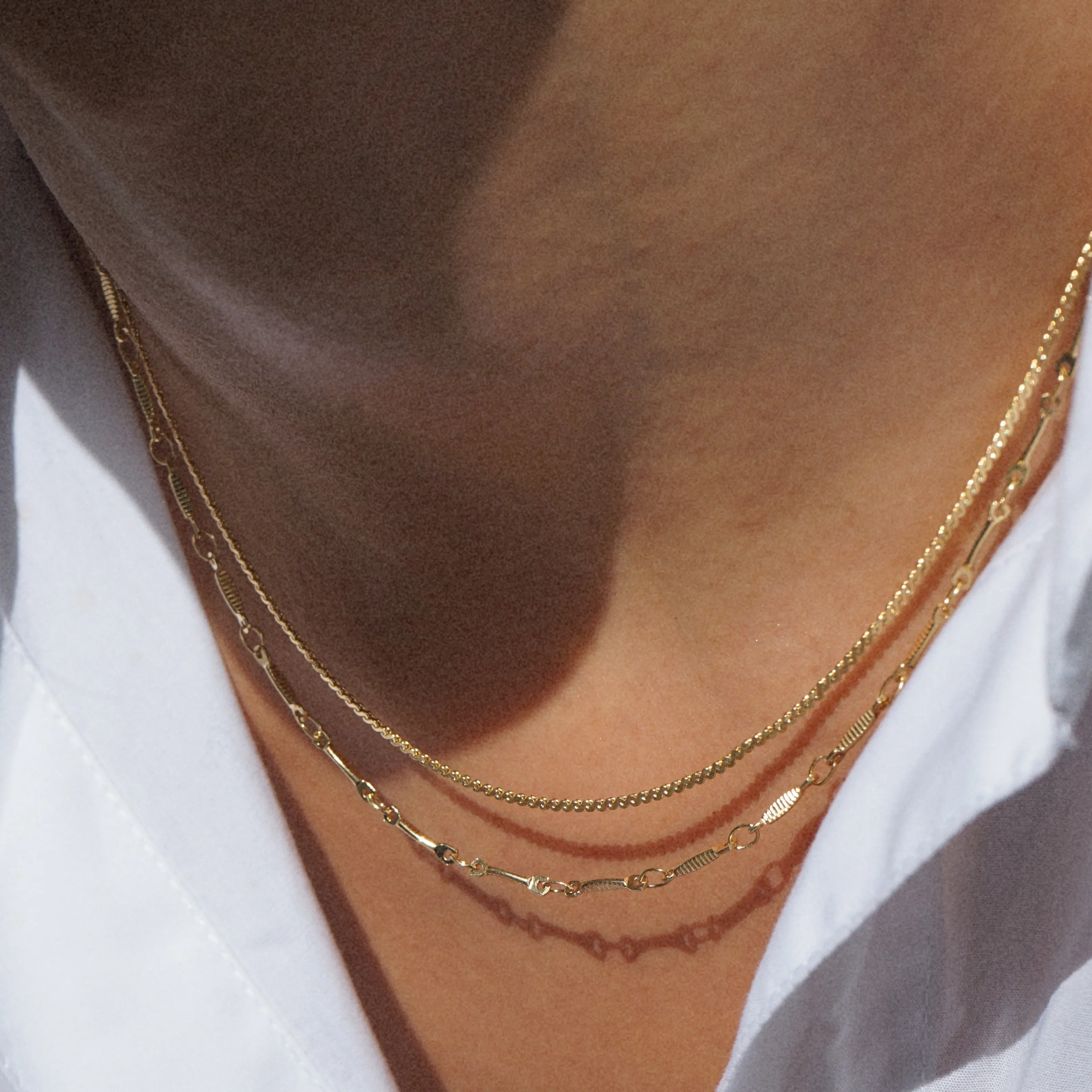 Dainty Chain 2-Row Necklace