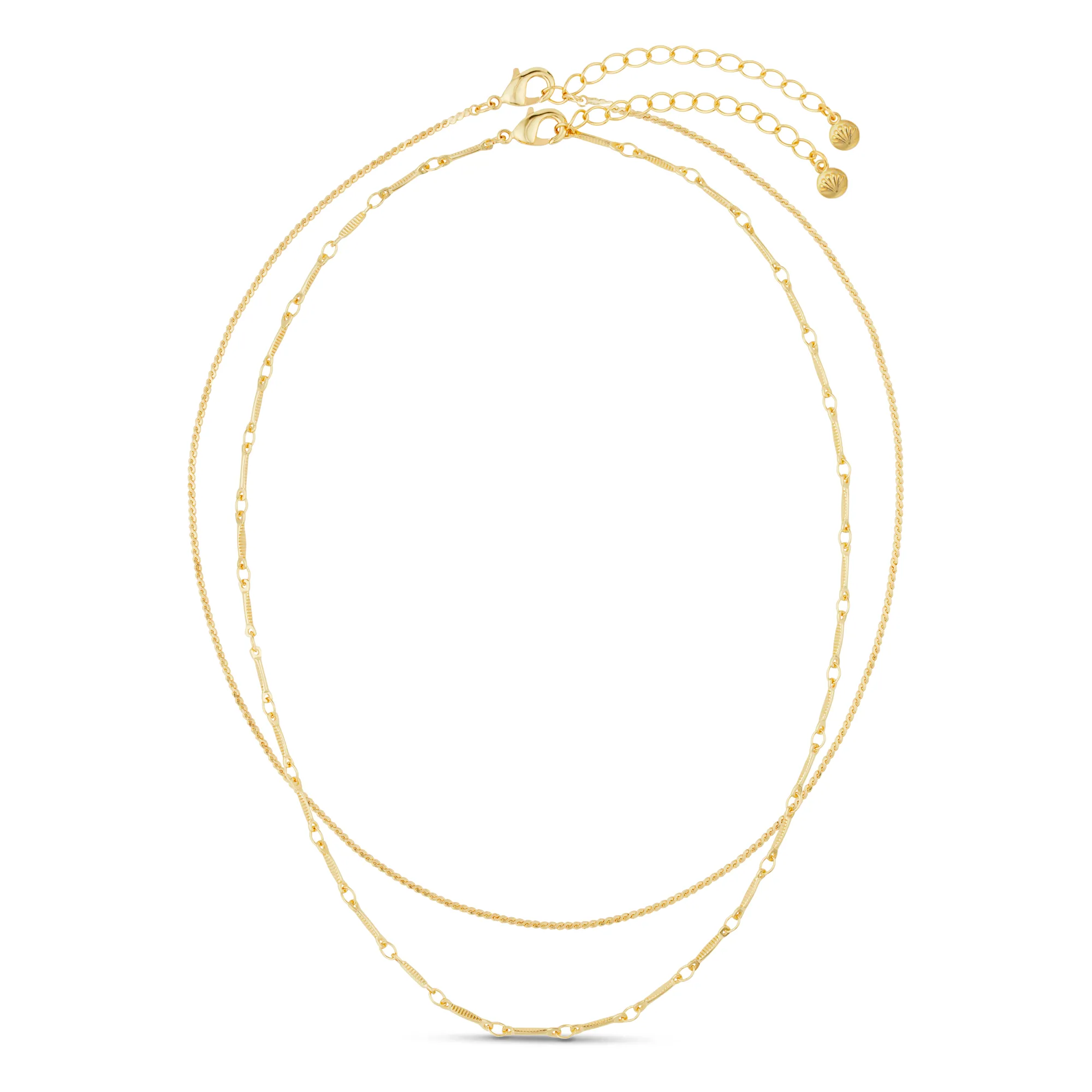 Dainty Chain 2-Row Necklace