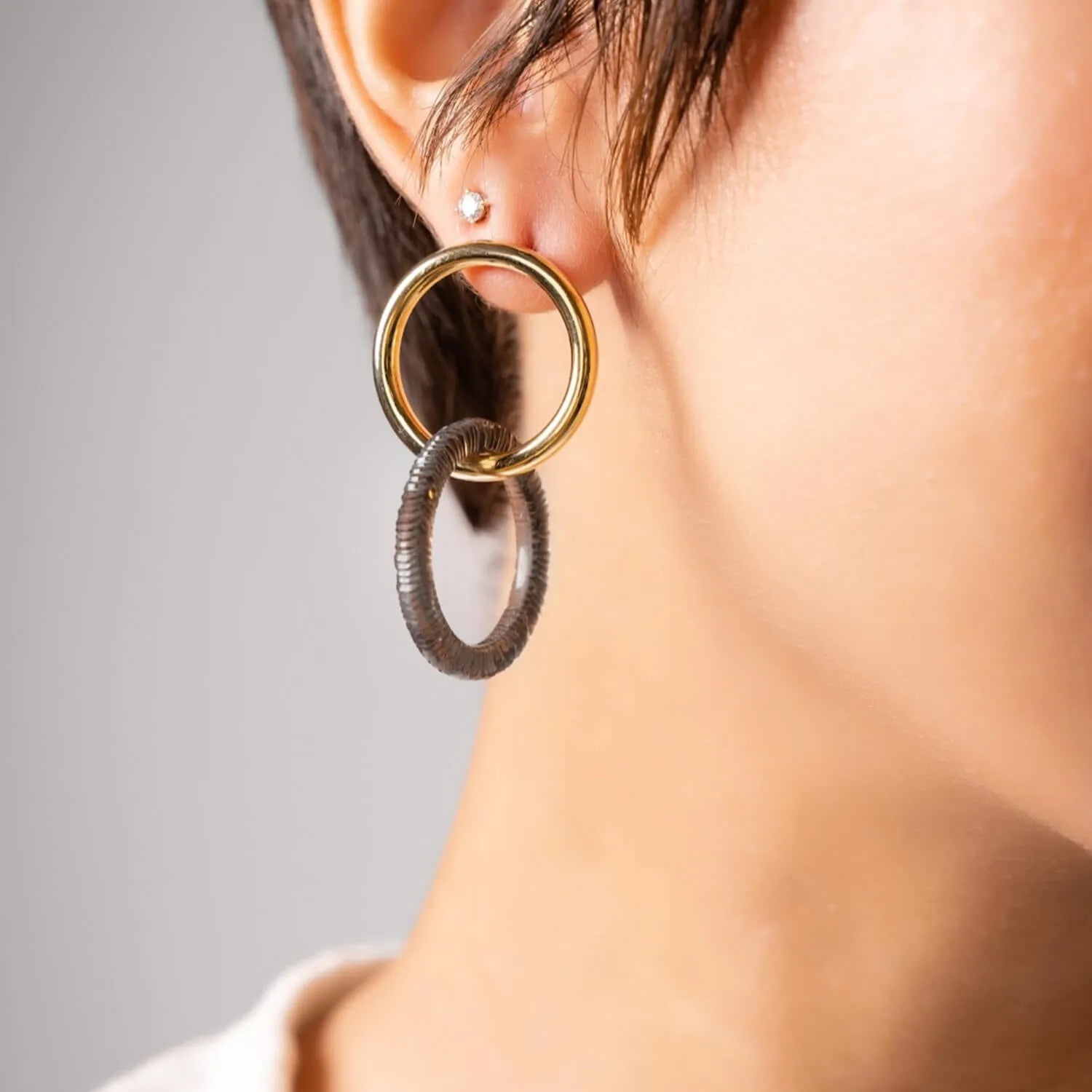 Double Drop Lucite Earrings