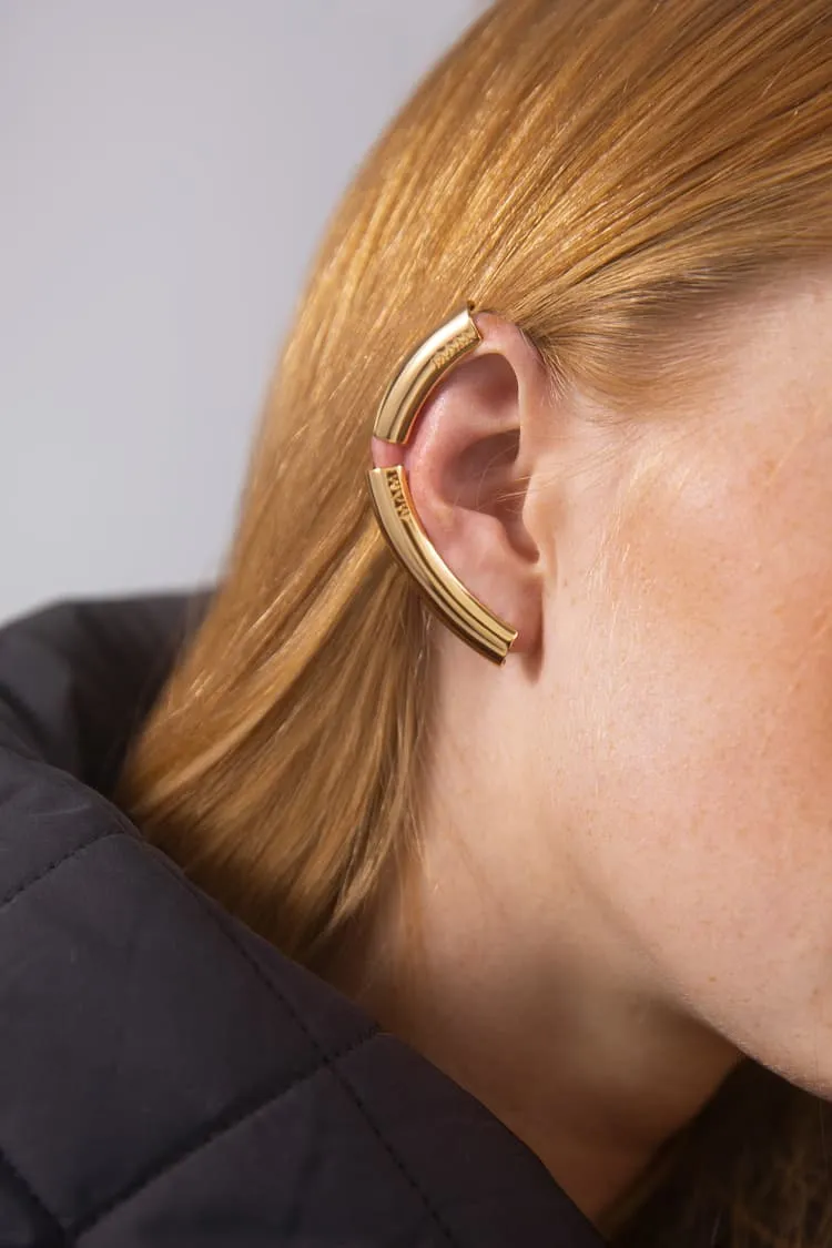 Ear climber full ear in gold