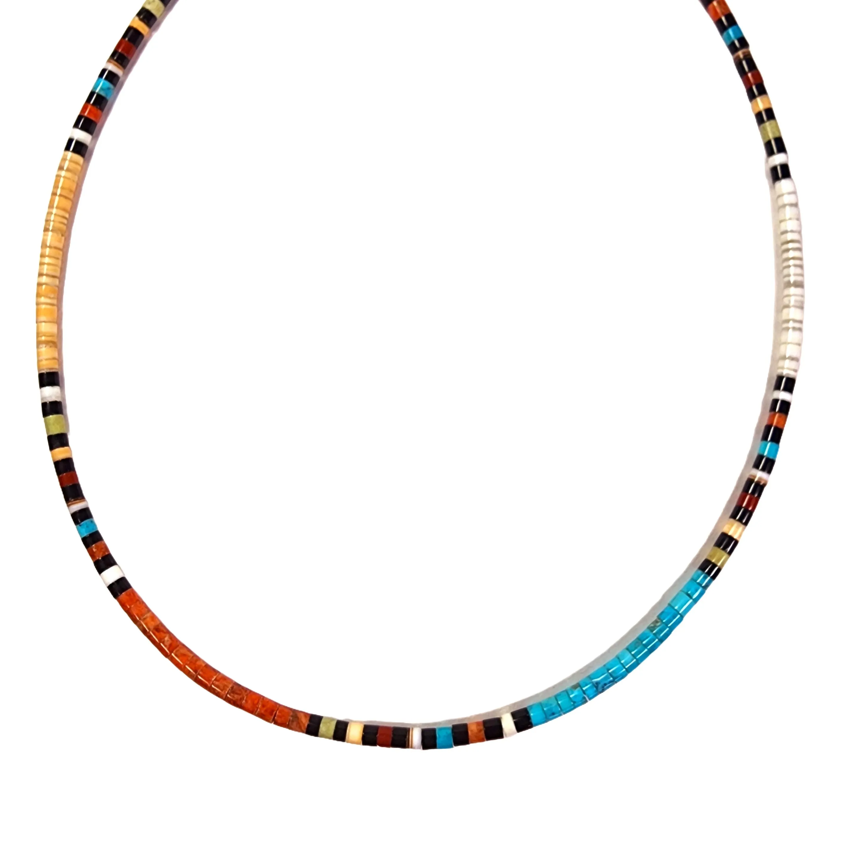 Elegant Kewa Pueblo Necklace - 18 Long