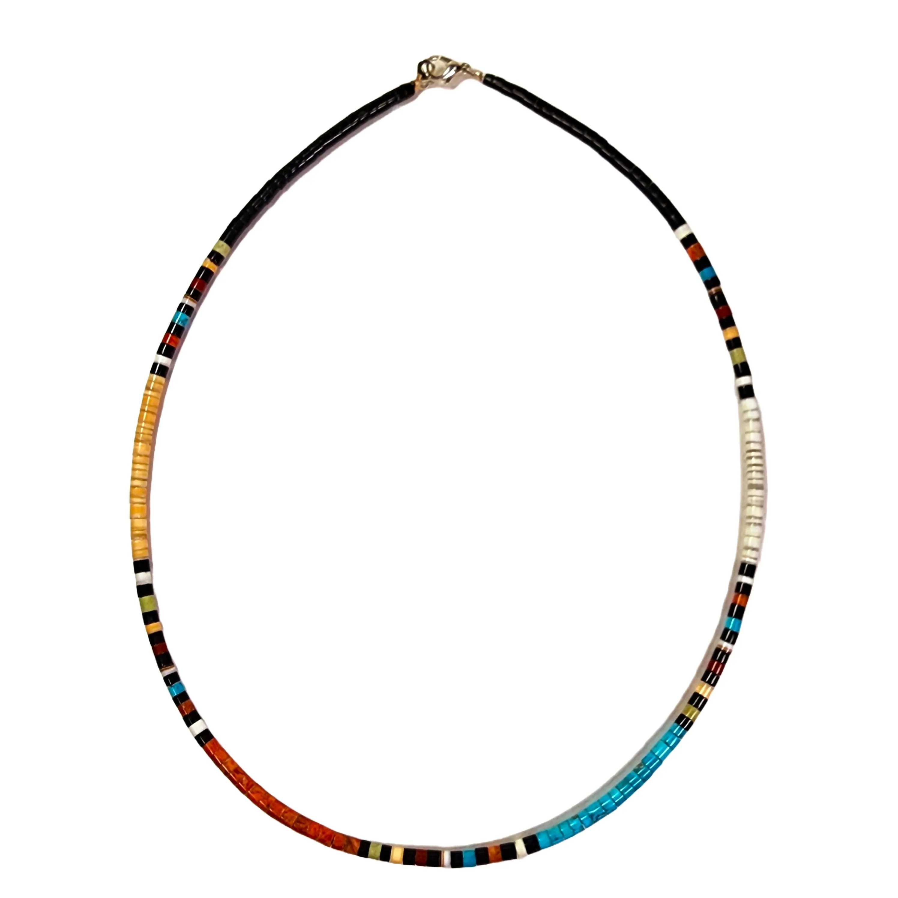 Elegant Kewa Pueblo Necklace - 18 Long