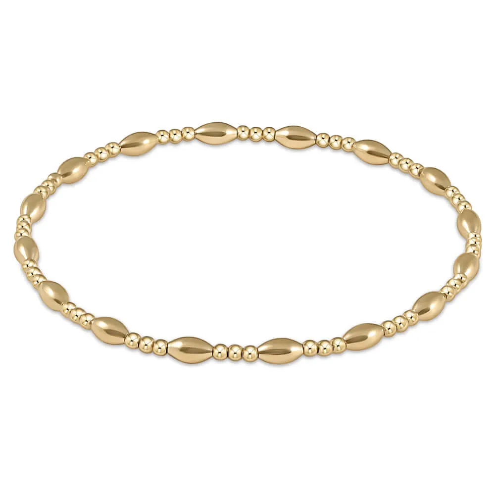 ENewton 2mm Gold Harmony Sincerity Bracelet