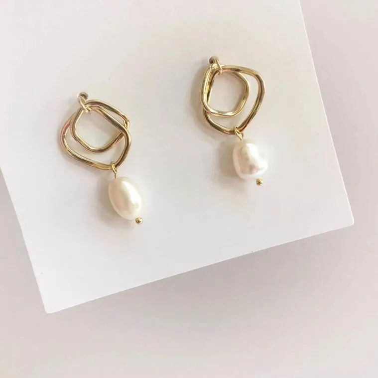 Faith Freshwater Pearl Earrings