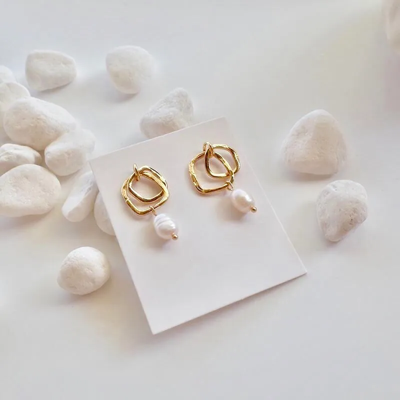 Faith Freshwater Pearl Earrings