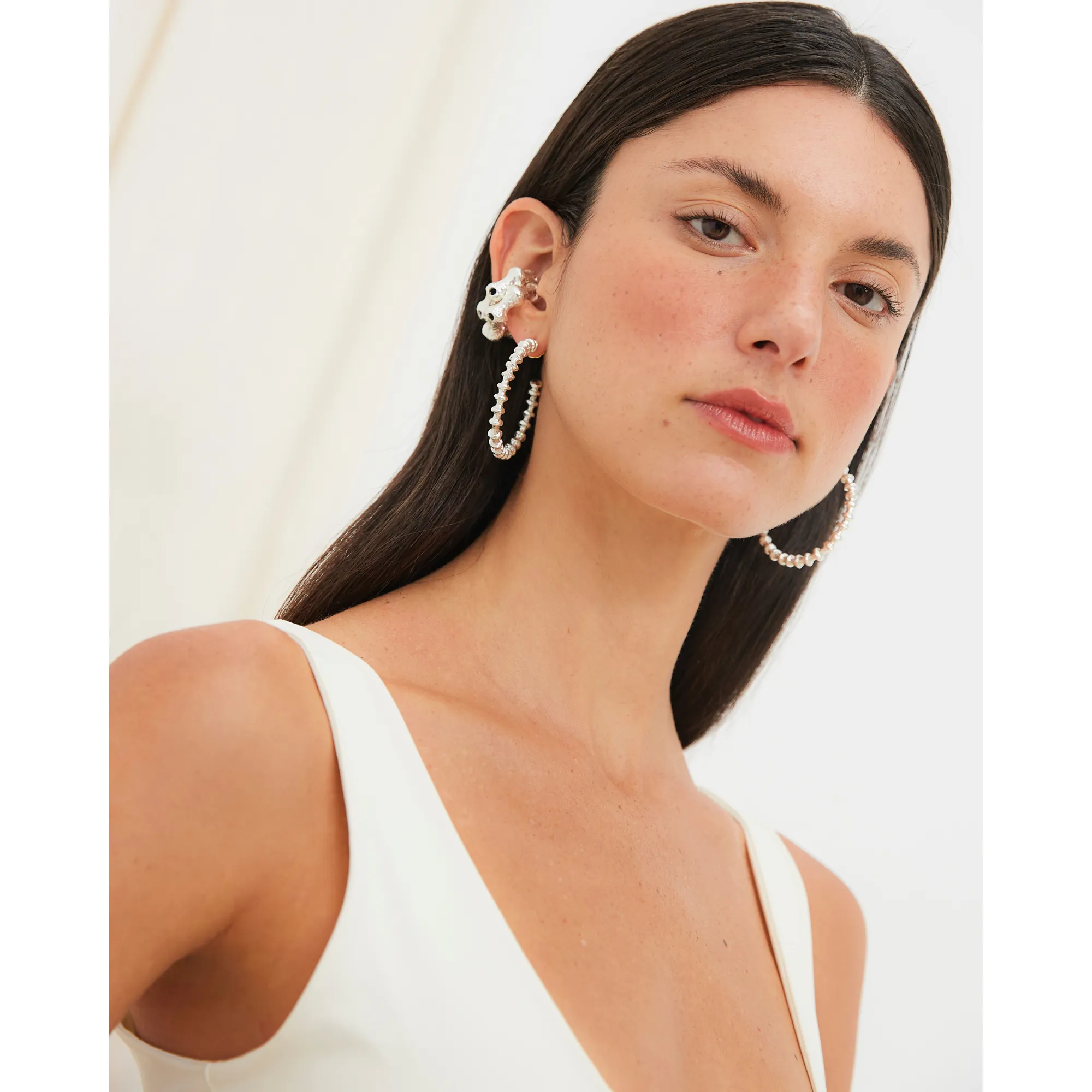 Formation Bold Ear Cuff (Silver)