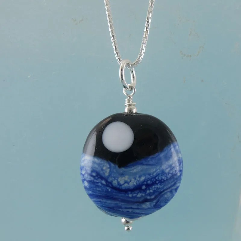 full moon sail mini pendant