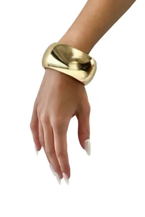 Gold Cuff Bangle x1