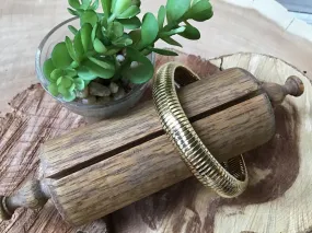 Gold Stretchy .5  Bangle Bracelet