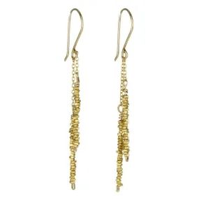 Gold Vermeil Stick Earrings