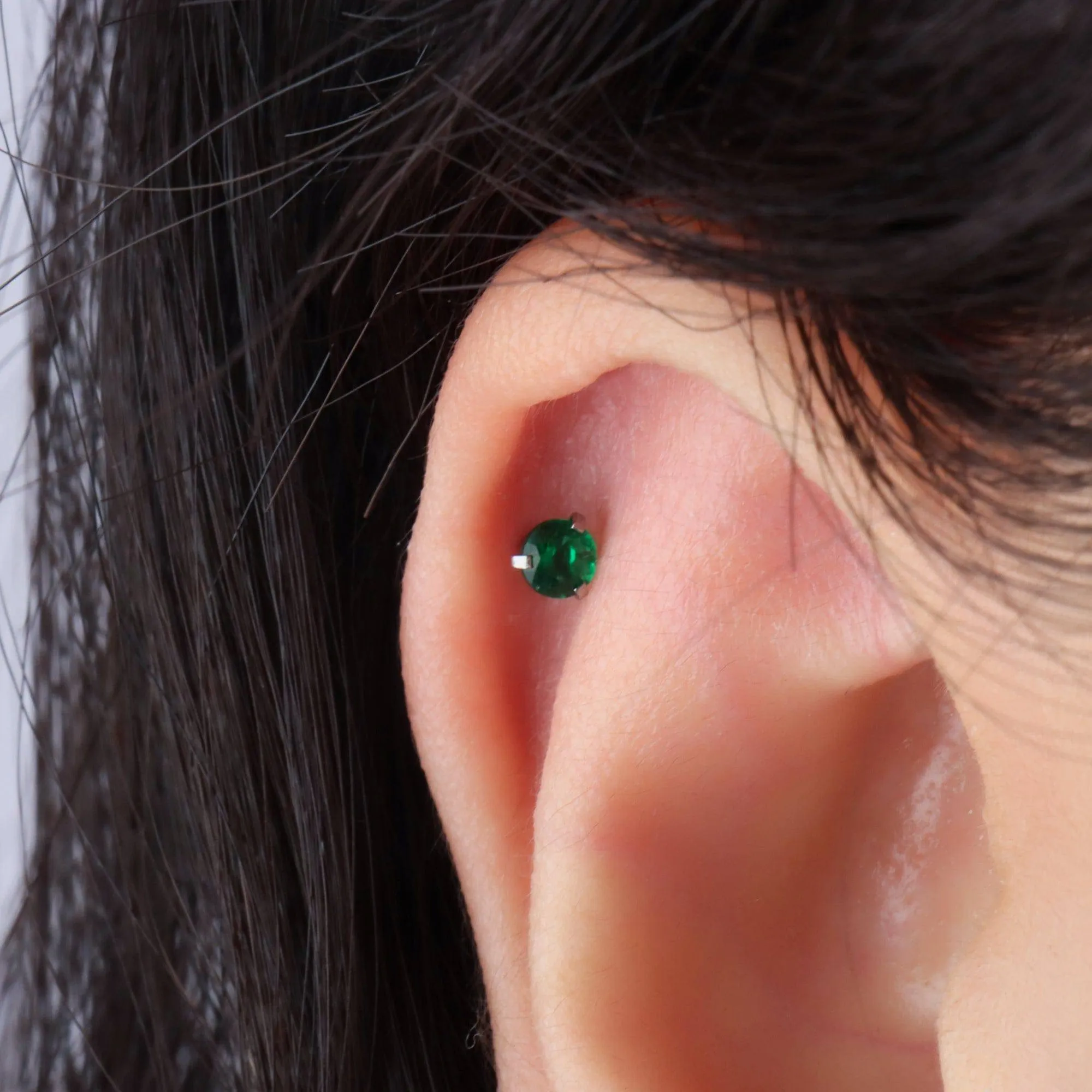 Green Gem Stud