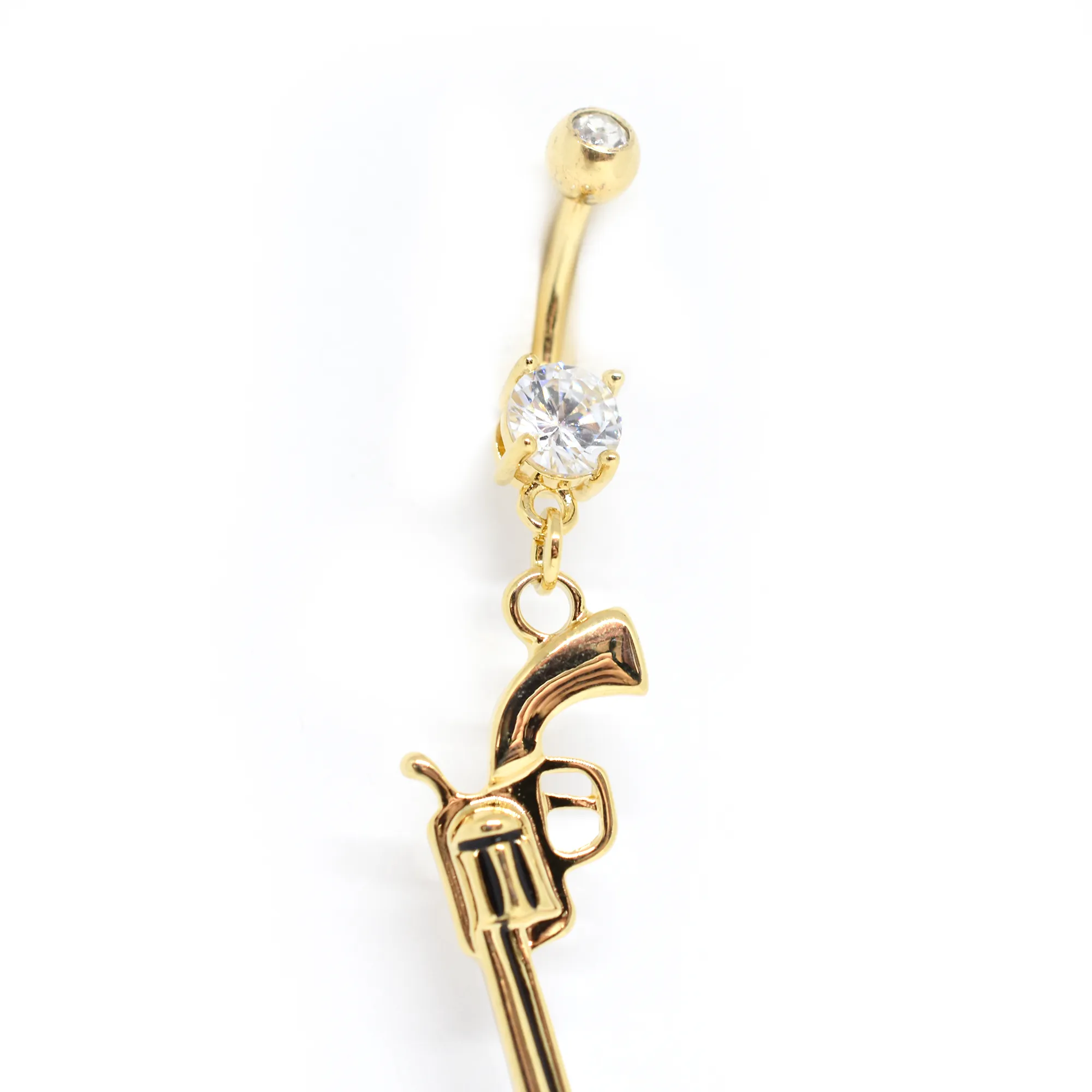 Gun Belly Ring