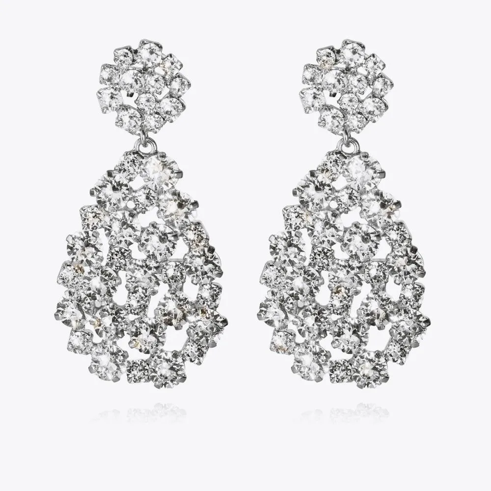 Hanna Earrings / Crystal