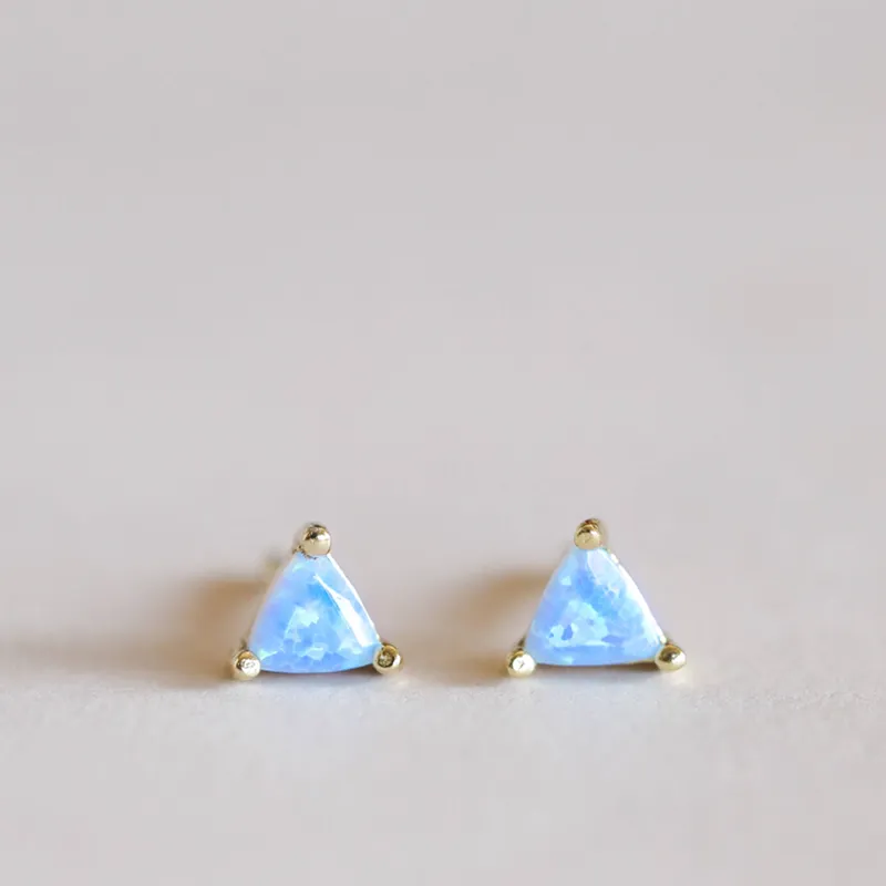 JAXKELLY | Fire Opal Mini Energy Gem Studs