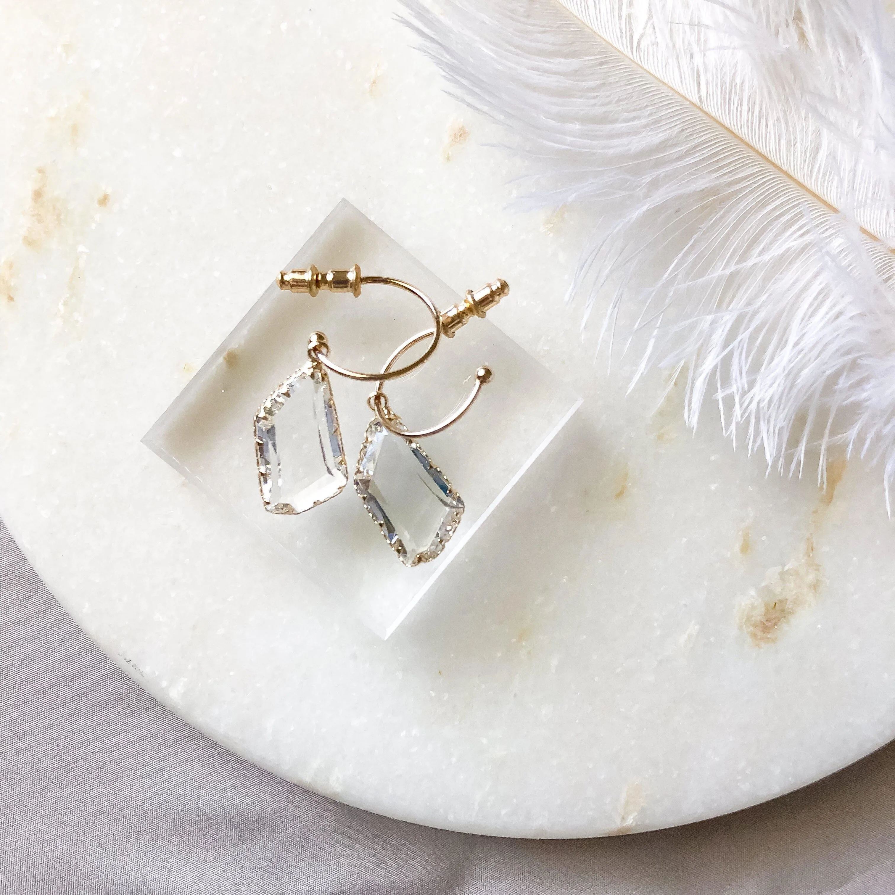 Karly Glass Gem Earrings