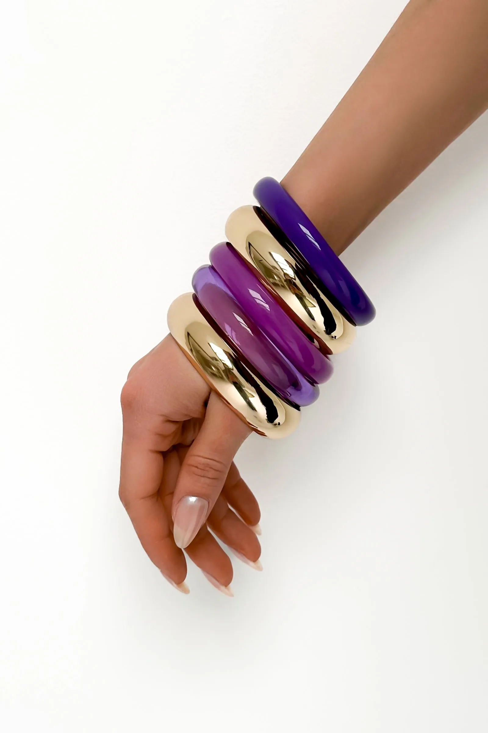 Korr Bangle Set - Purple