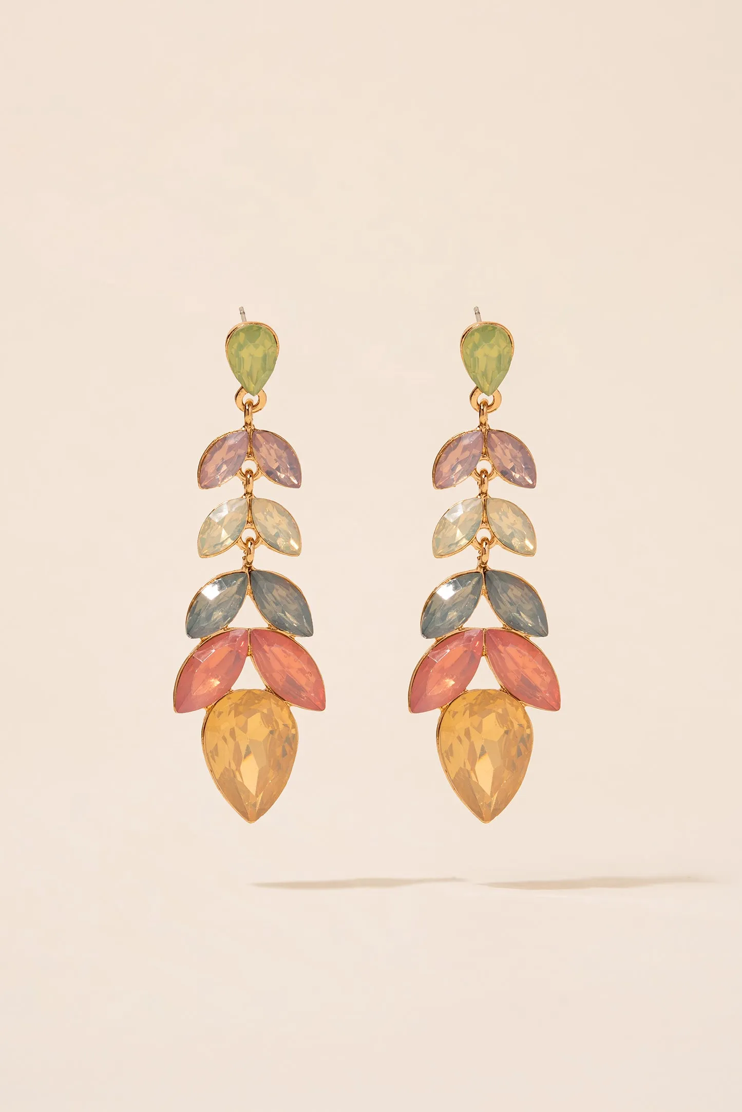 Lillian Flower Petal Earrings