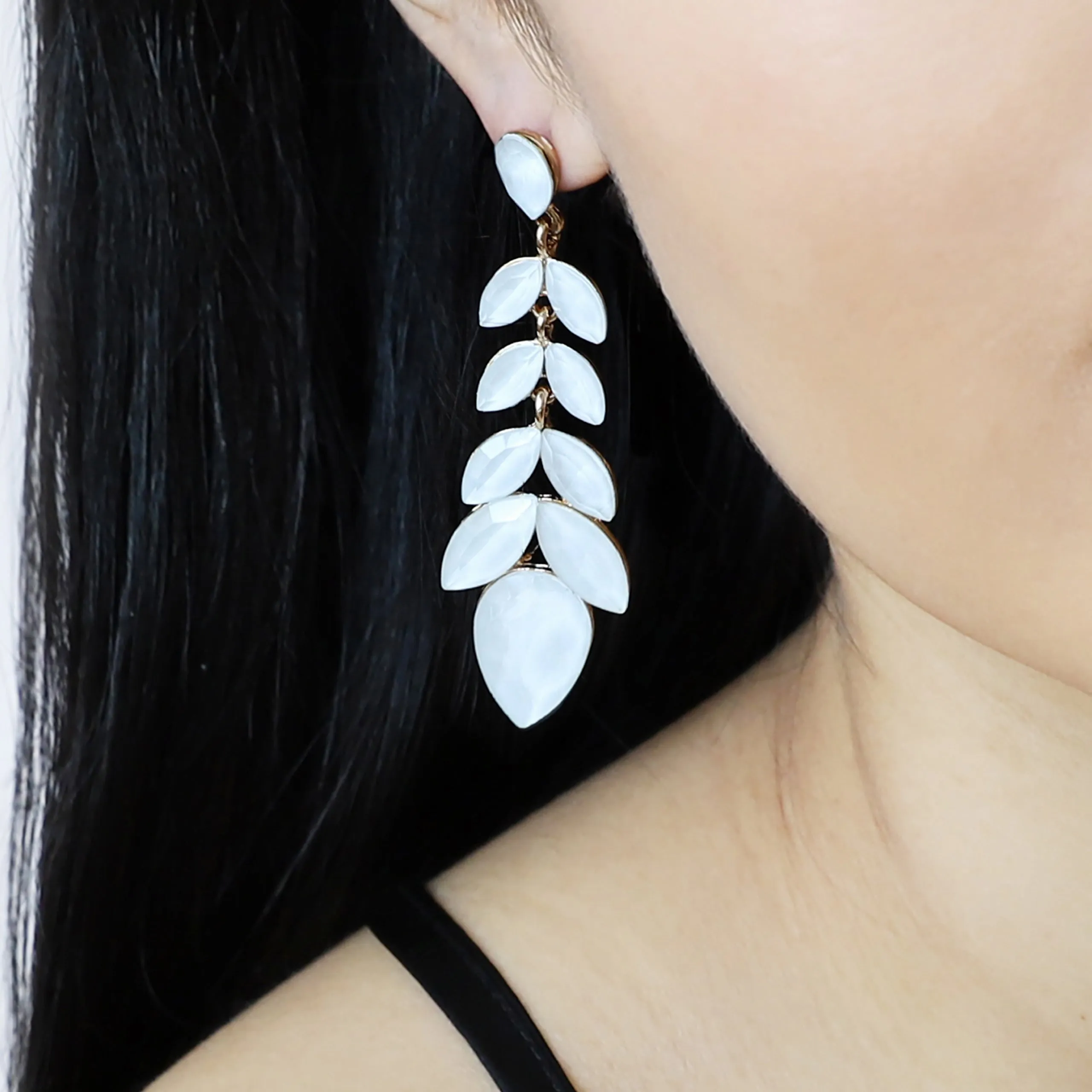 Lillian Flower Petal Earrings