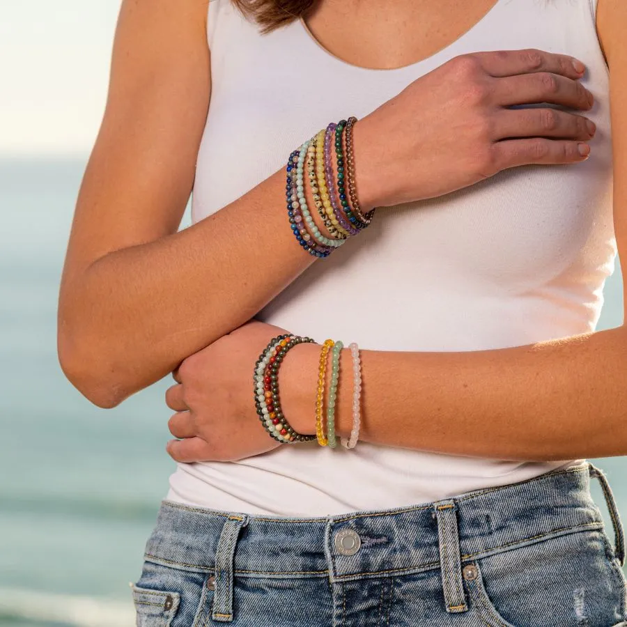 Love Rose Quartz Delicate Bracelet