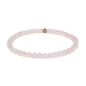 Love Rose Quartz Delicate Bracelet